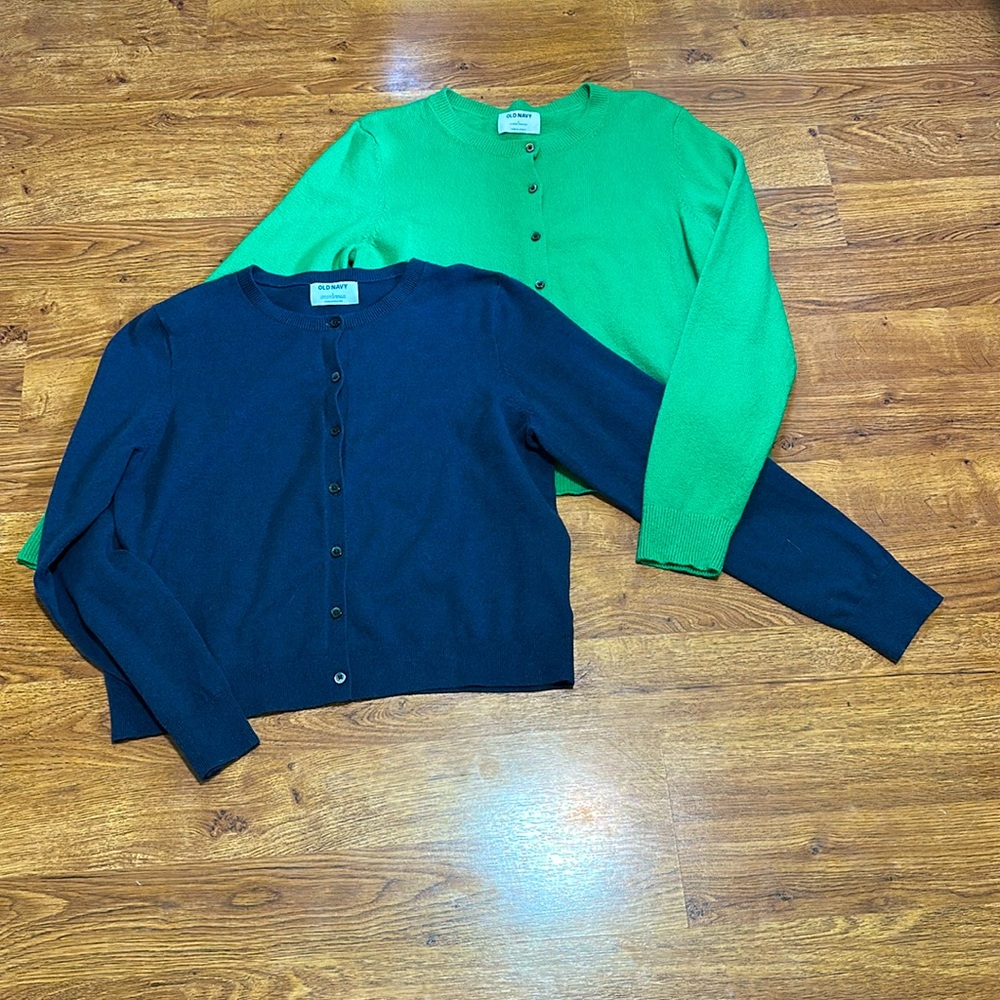Old Navy Cardigan Sweater Bundle of 2 Large